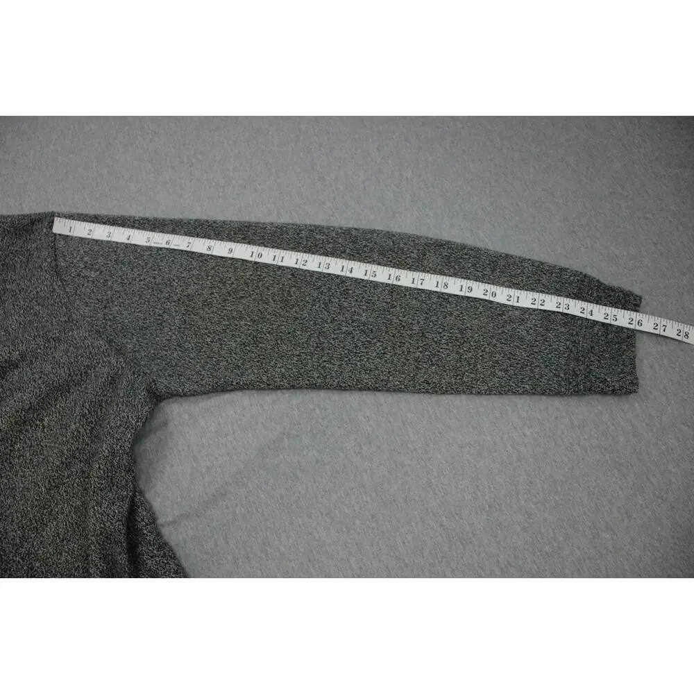 J Crew Sweater Mens XXL Gray‎ Long Sleeve 100% Organic Cotton 1/4 Zip Pullover